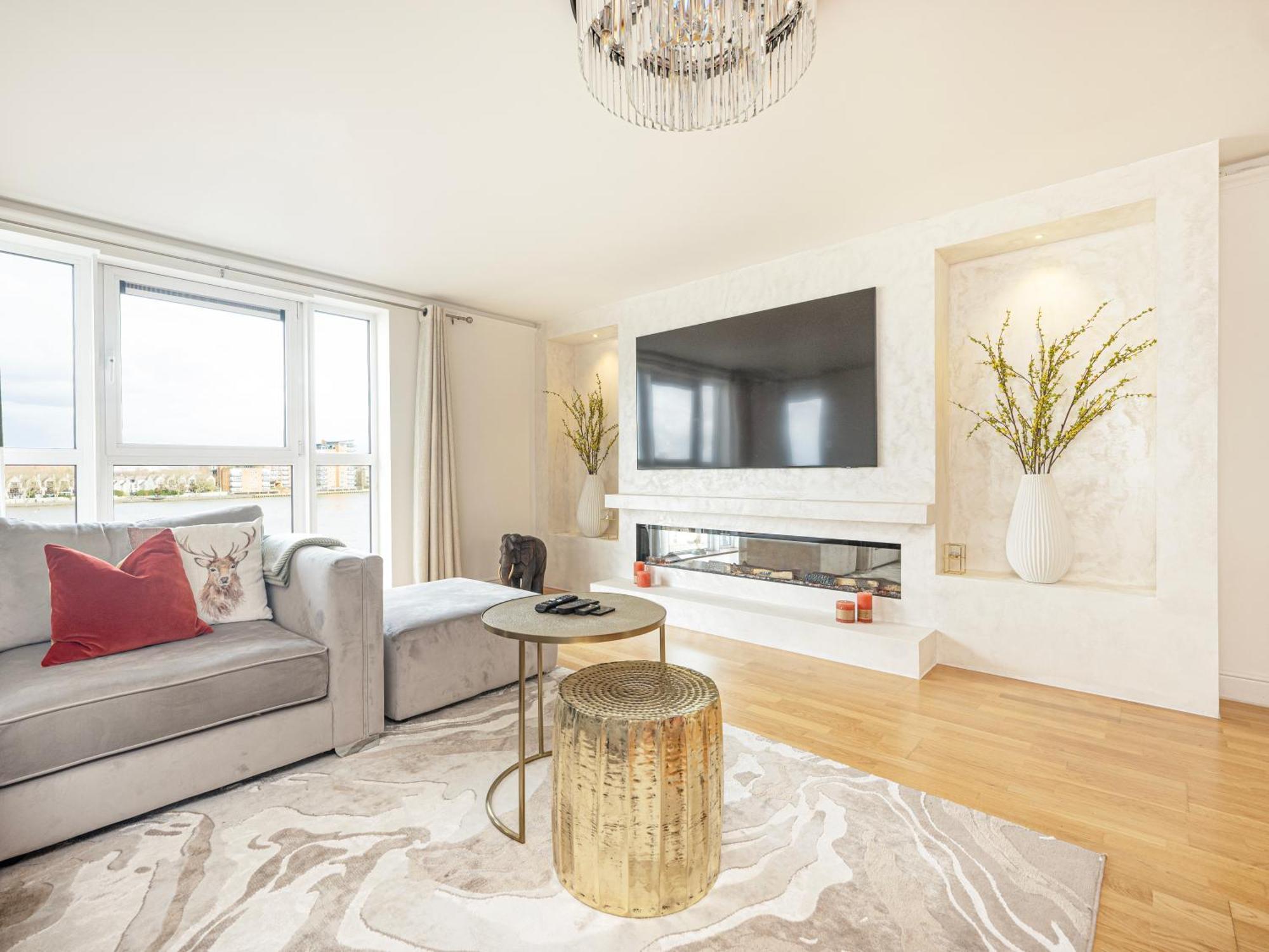 The View Greenwich - Luxury River Thames Apartment Лондон Екстериор снимка